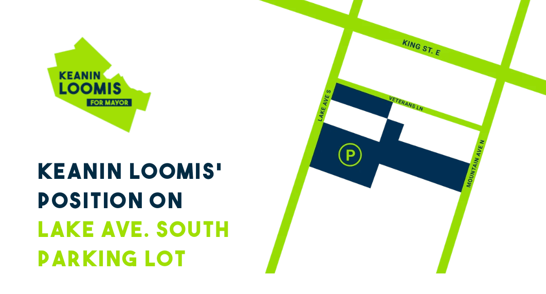 Statement on the Stoney Creek Lake Avenue Parking Lot